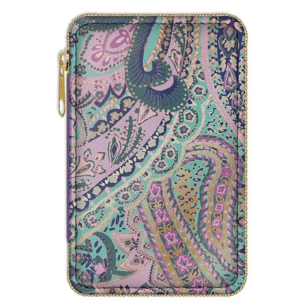 Compact Sewing Kit | Purple Paisley